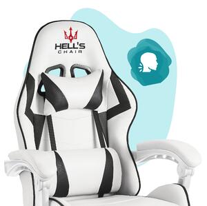 Dětská židle na hraní HC - 1007 bílá s černými detaily