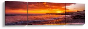 Obraz západu slunce u moře (170x50 cm)