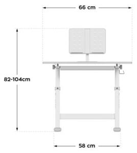 Dětský rostoucí psací stůl Mark Adler Study 3.0 Grey