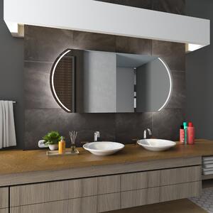 Koupelnové zrcadlo s LED podsvícením KAIR šířka: 130 cm, výška: 40 cm