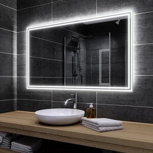 Koupelnové zrcadlo s LED podsvícením WIEDEN šířka: 90 cm, výška: 40 cm