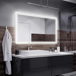 Koupelnové zrcadlo s LED podsvětlením 140x80cm WIEDEN
