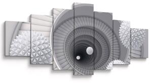 Obraz 3D abstrakce (210x100 cm)