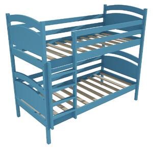 Vomaks Patrová postel PP 006 Rozměr: 80 x 190 cm, Prostor mezi lůžky: 90 cm, Barva: barva modrá