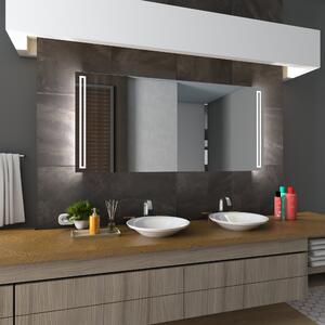 Koupelnové zrcadlo s LED podsvícením ROMA šířka: 40 cm, výška: 50 cm