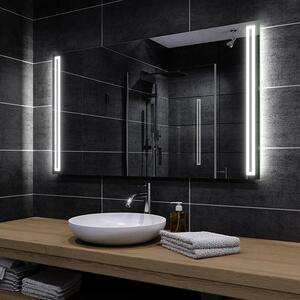 Koupelnové zrcadlo s LED podsvícením ROMA šířka: 40 cm, výška: 60 cm