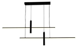 LED Stmívatelný lustr na lanku LED/70W/230V 3000-6500K + dálkové ovládání