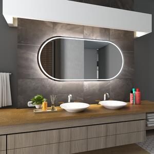 Koupelnové zrcadlo s LED podsvícením PALERMO šířka: 100 cm, výška: 60 cm