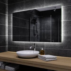 Koupelnové zrcadlo s LED podsvětlením 140x90 cm DUBAI