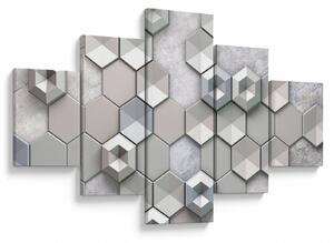 Obraz 3D abstrakce (125x70 cm)