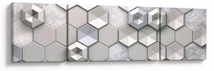 Obraz 3D abstrakce (170x50 cm)