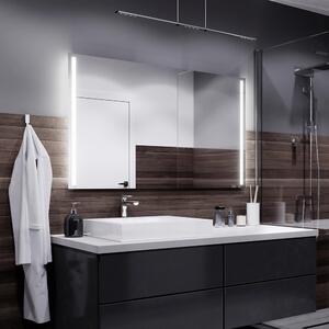 Koupelnové zrcadlo s LED podsvícením PARIS šířka: 60 cm, výška: 70 cm