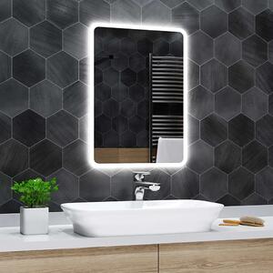 Koupelnové zrcadlo s LED podsvícením OSAKA šířka: 40 cm, výška: 50 cm