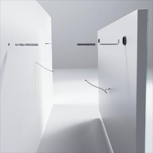 Koupelnové zrcadlo hranaté ATLANTA PREMIUM s LED osvětlením šířka: 50 cm, výška: 40 cm