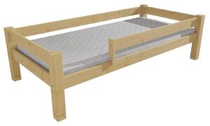 Vomaks Dětská postel 8X8 01C se zábranou Rozměr: 90 x 160 cm, Barva: moření ořech
