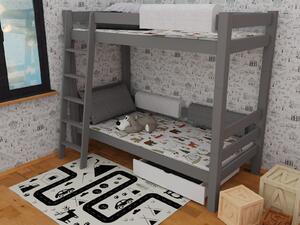 Vomaks Patrová postel 8X8 03A Rozměr: 80 x 180 cm, Barva: barva šedá