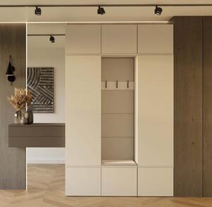 Stěna do předsíně s věšáky OPELIKA - kašmír
