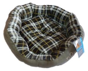 Šedý pelíšek pro psa - 45x40 cm (Šedý pelíšek s malými rozměry potěší každého pejska malého plemene. Je vhodný na doma i na cestování, váš pejsek v něm může spokojeně odpočívat i spát.)