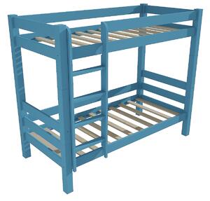 Vomaks Patrová postel 8X8 03B Rozměr: 80 x 180 cm, Barva: surové dřevo