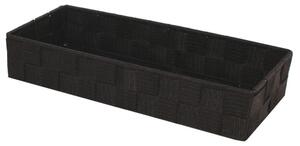 Compactor Úložný organizér do zásuvky Compactor TEX - košík L, 30 x 12 x 7 cm, čokoládový, L