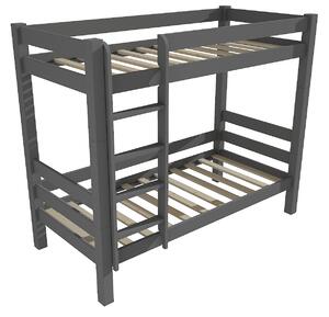Vomaks Patrová postel 8X8 03B Rozměr: 80 x 180 cm, Barva: barva šedá