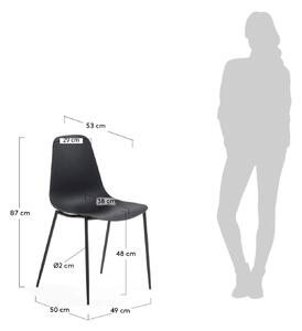 Jídelní židle taswa černá