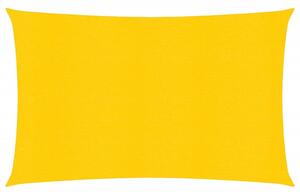 Plachta proti slunci 160 g/m² obdélník žlutá 4 x 6 m HDPE