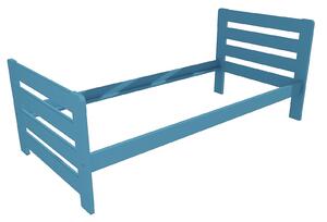 Vomaks Jednolůžková postel VMK001E Rozměr: 90 x 200 cm, Barva: barva modrá