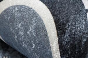 Makro Abra Dětský kusový koberec vhodný k praní BAMBINO 2279 Skákací panák číslice cesta protiskluzový šedý Rozměr: 80x150 cm