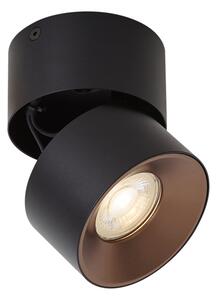 Moderní přisazené bodové svítidlo černé GU10 50mm naklápěcí - Echo