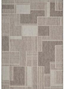 Vopi | Kusový koberec Flat 20632 taupe/champagne - 200 x 290 cm