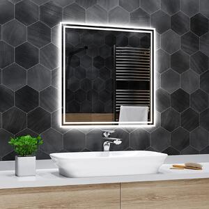 Koupelnové zrcadlo s LED podsvícením WIEDEN šířka: 90 cm, výška: 40 cm