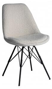 Jídelní židle SCANDINAVIA RETRO krémová / černá Nábytek | Jídelní prostory | Jídelní židle | Všechny jídelní židle