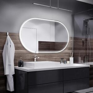 Koupelnové zrcadlo s LED podsvícením PALERMO šířka: 40 cm, výška: 90 cm