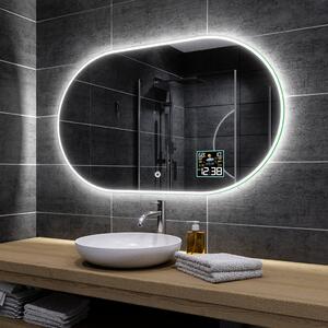 Koupelnové zrcadlo s LED podsvícením HAMBURG šířka: 70 cm, výška: 40 cm