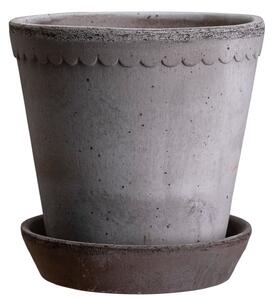 Bergs Potter Terakotový květináč Helena Grey - 16 cm BP139