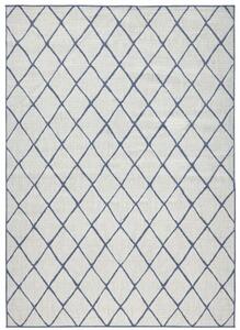 NORTHRUGS - Hanse Home koberce Kusový koberec Twin-Wendeteppiche 103119 blau creme – na ven i na doma - 80x350 cm