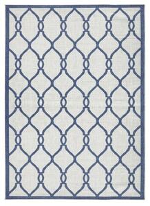NORTHRUGS - Hanse Home koberce Kusový koberec Twin-Wendeteppiche 103123 blau creme - 80x150 cm