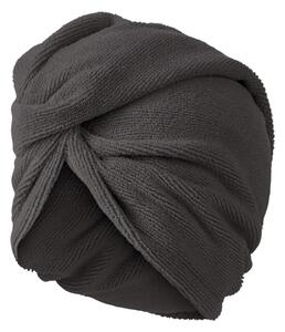 Livarno home Froté turban na vlasy (šedá) (100378669002)