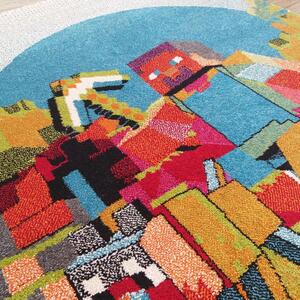 Makro Abra Dětský kusový koberec Mondo 105 Minecraft vícebarevný Rozměr: 120x170 cm