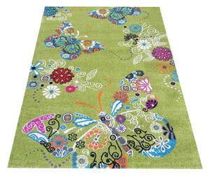 Makro Abra Dětský kusový koberec Mondo 114 Motýlci zelený Rozměr: 120x170 cm