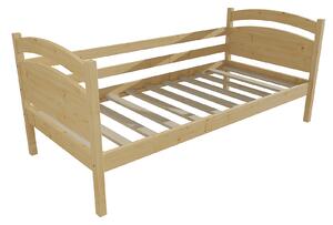 Vomaks Dětská postel DP 026 Rozměr: 70 x 160 cm, Barva: surové dřevo