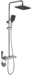 Rea Rob, sprchový set s termostatickou baterií a bidetovou sprškou, ocelová, REA-P6624
