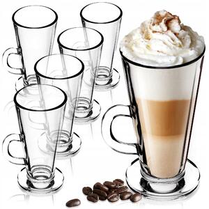 Sklenice na latte Kadax 260 ml 6 ks