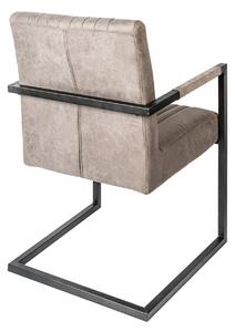 Konferenční židle Asteg s loketními opěrkami, taupe