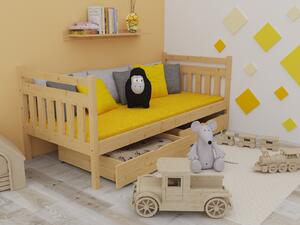 Vomaks Dětská postel DP 034 Rozměr: 90 x 160 cm, Barva: bezbarvý lak