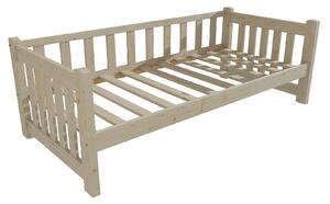 Vomaks Dětská postel DP 035 Rozměr: 70 x 160 cm, Barva: surové dřevo