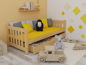 Vomaks Dětská postel DP 035 Rozměr: 70 x 160 cm, Barva: moření dub