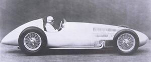 Fotografie Mercedes Benz Grand Prix racing car, 1939, German Photographer,, (50 x 20.7 cm)