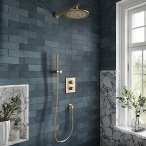Sada vanová baterie Villeroy & Boch Universal Taps & Fittings TVD00065300076, hlavová sprcha Villeroy & Boch Universal Showers TVC00000100076, TVS1090